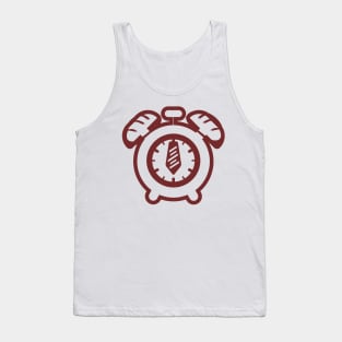 food time for worker in pan and time symbol Tank Top